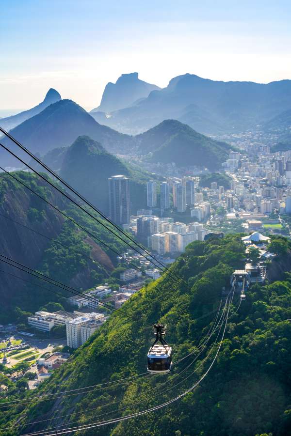 Pan de Azucar, Montaña, Rio de Janeiro, Brasil, Paisaje, América Latina, America del Sur, Día,
