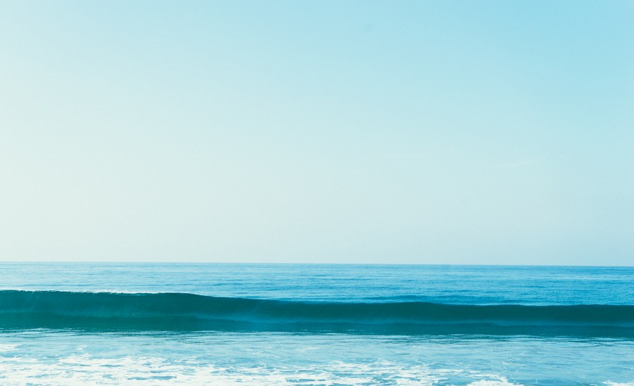 costa, paisaje, mar, cielo, ola, olas, horizonte, oleaje, 