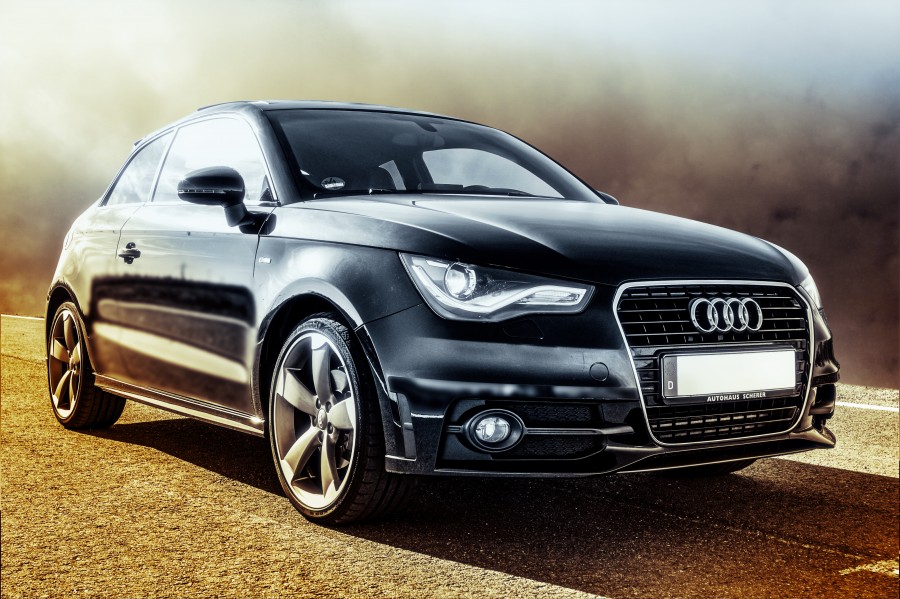audi, auto, negro, lujo, lujoso, primer plano, deportivo, 