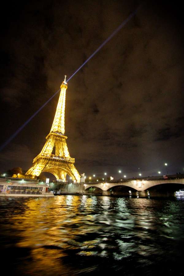 torre eiffel, noche, paris, francia, luz, iluminado, destino turistico, sitio famoso, europa, rio, sena, 