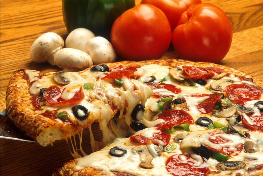piza, comidas, queso, tomate, italia, italiano, alimento, primer plano, tomate, champignon, hongos, 