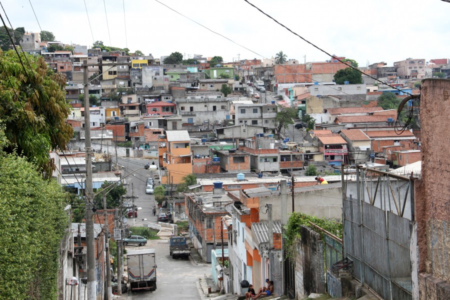 favela, rocinha, barrio, brasil, calle, paisaje, urbano, dia, ciudad, rio de janeiro, 