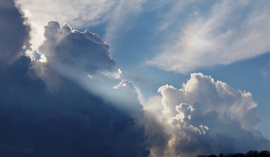rayo de sol, cielo, nube, nubes, nublado, dia, fondo, background, idilico, nadie, rayos, sol, tormenta, 