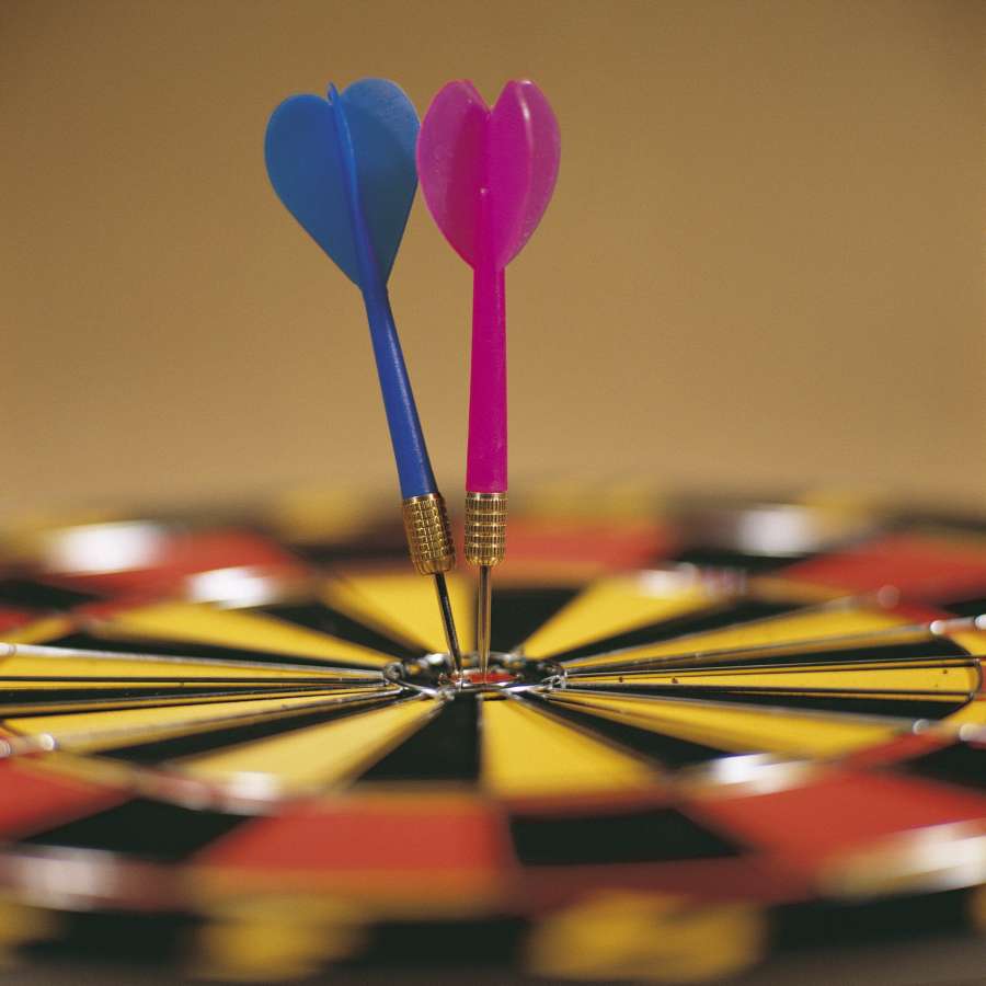 ojo de buey, objetivo, éxito, objetivo, juego, meta, deporte, precisión, competencia, concepto, diana, dardo, golpear, flecha, ganar,empate