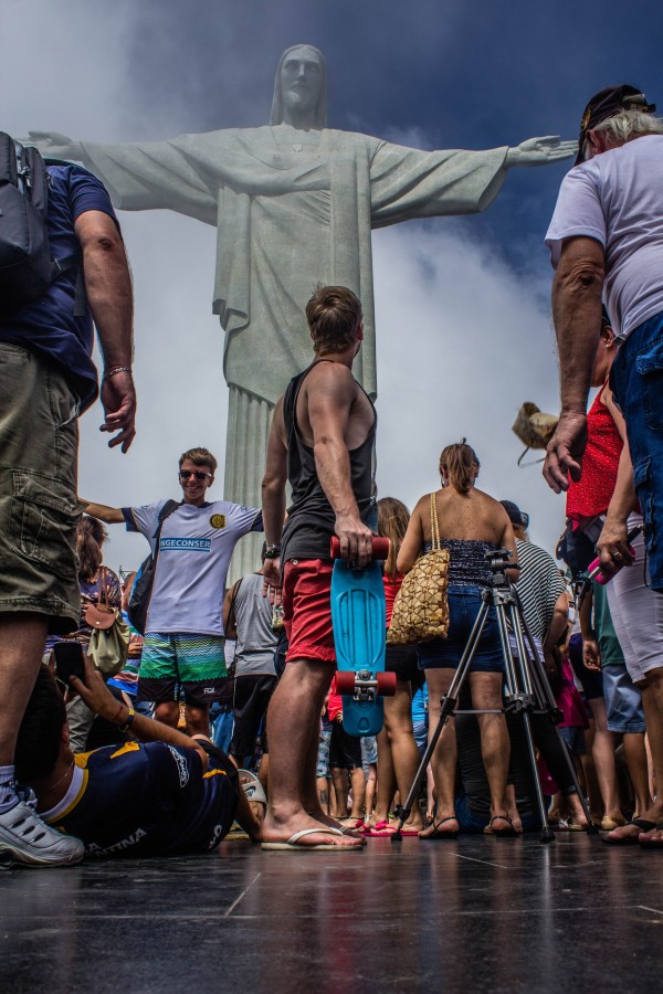 rio de janeiro, cristo redentor, corcovado, brasil, america latina, estatua, cristo, religion, gente, lugar turistico, 
