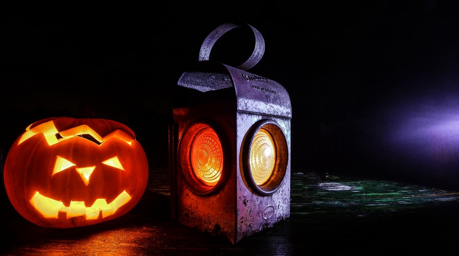 lampara, linterna, halloween ,calabaza,