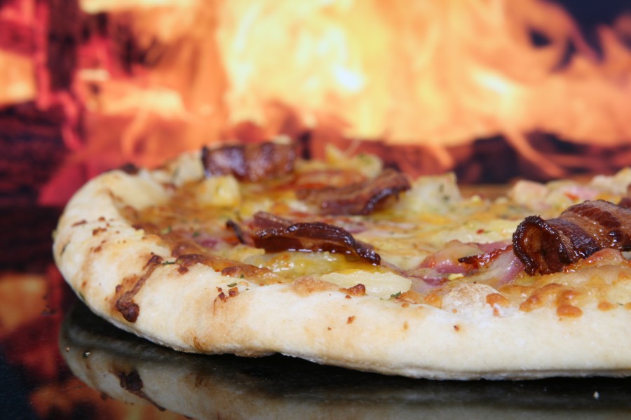 pizza, comidas, fondo blanco, 