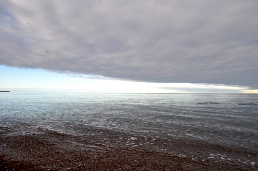 atardecer, ocaso, horizonte, nubes, nube, puerto madryn, dia, playa, costa, cielo, argentina, chubut, paisaje, , naturaleza, fondo, nublado, 