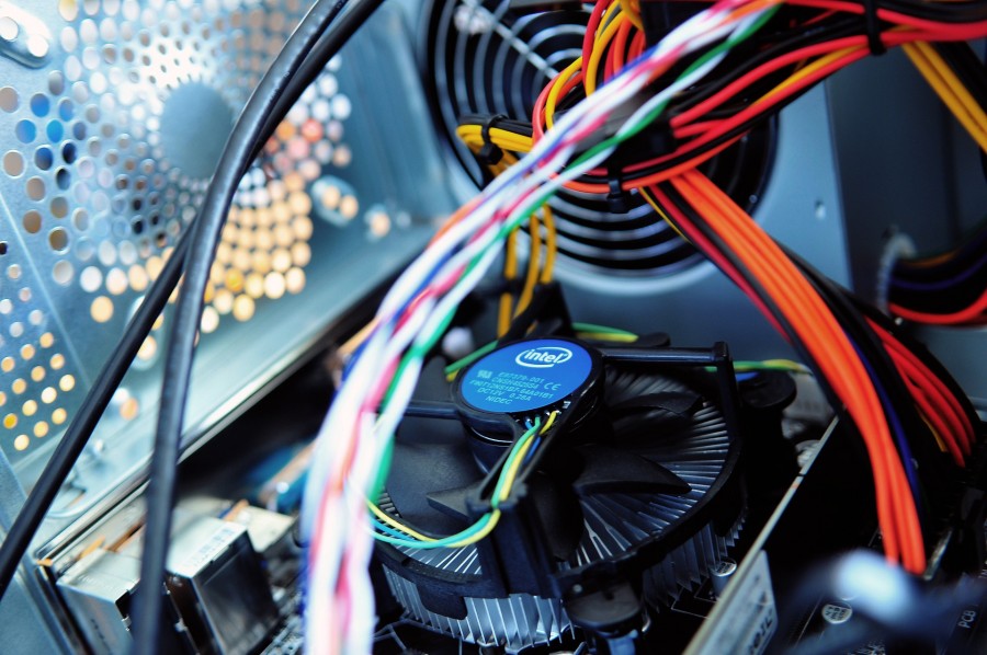 cable, cables, cableado, interior, computadora, computador, cooler, electronica, tecnologia, reparacion, reparar, nadie, 