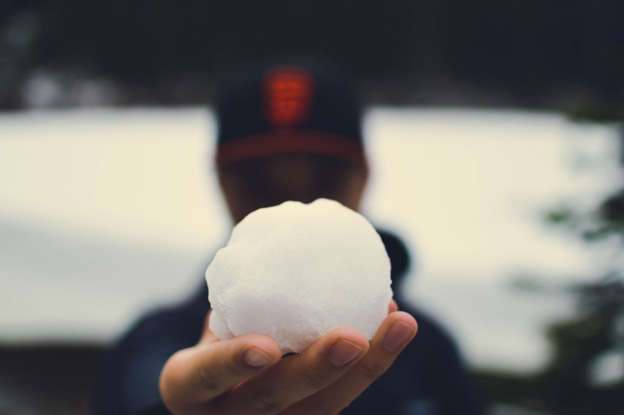 nieve, invierno, una persona, gente, hombre, exterior, dia, bola, hielo, frio, pelota, 