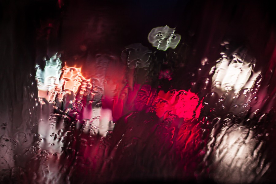 fondo, background, lluvia, colores, luz, luces, reflejo, vidrio, concepto, 