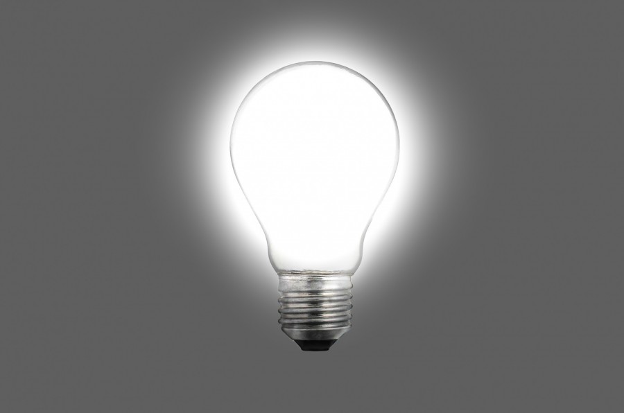 bombilla, lamparita, lampara, idea, concepto, luz, prendido, iluminacion, iluminar, energia, nadie, 