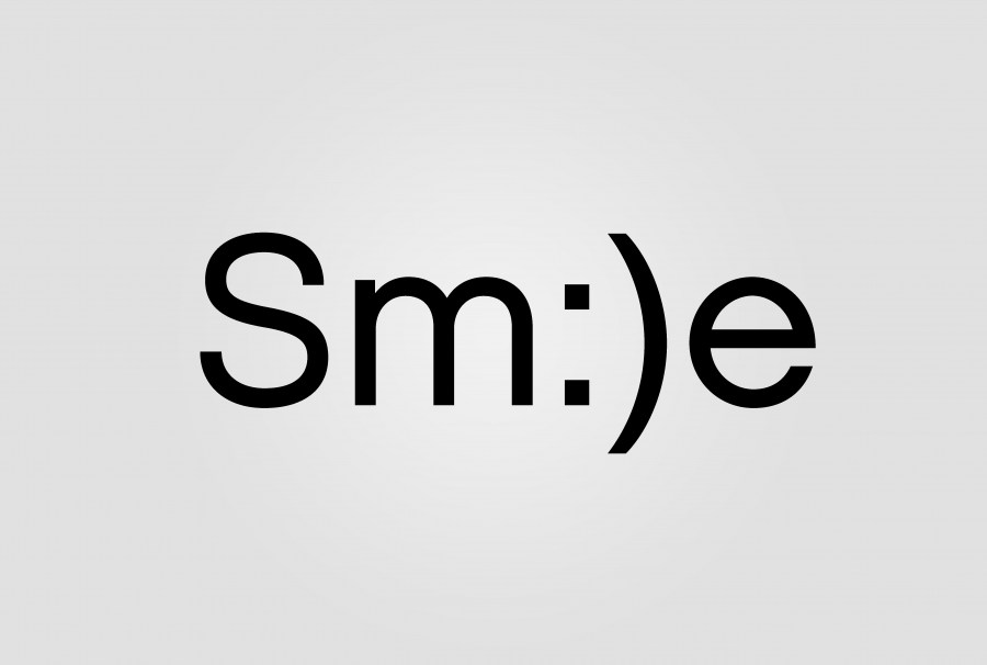 Fondo, Letras, Cartel, Sonrisa, Imagen en Palabras