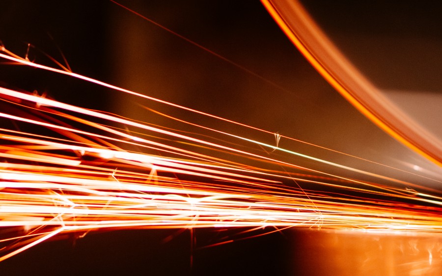 Orange, bastante, extracto, fondo, brillante, escritorio, electricidad, ingeniería, amoladora, chispas,