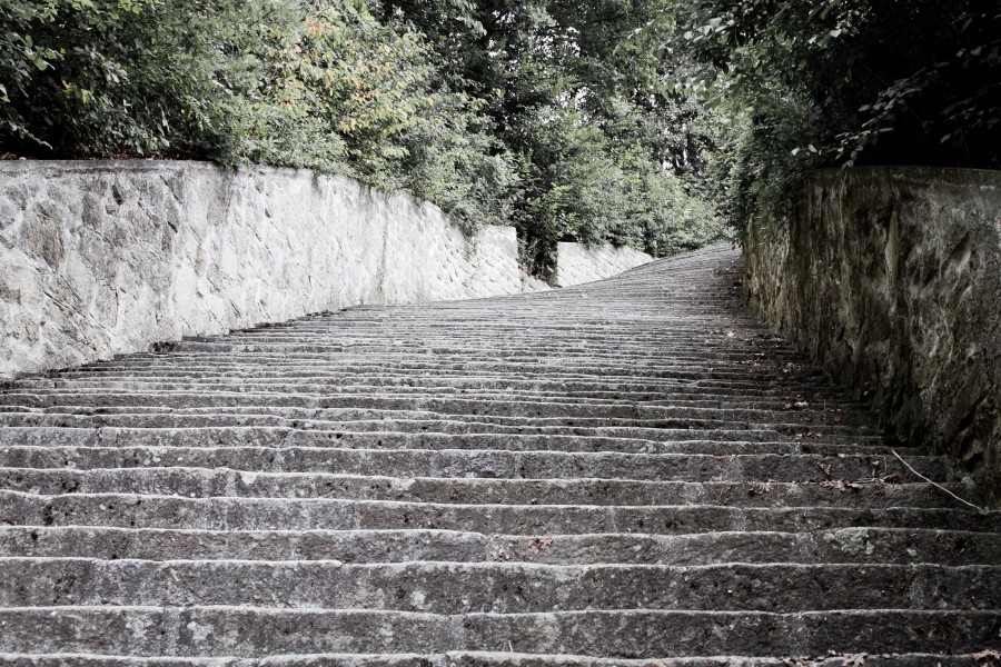Escalera de la Muerte, Campo de concentración, Mauthausen-Gusen, Austria, Europa, 