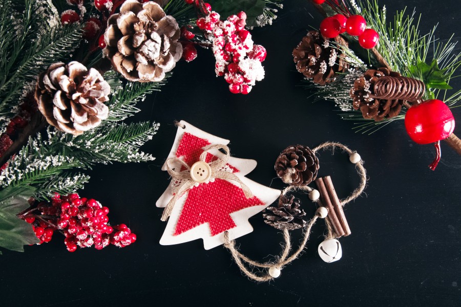 navidad, detalle, adorno, adornos, decoracion, navideño, fondo negro, 