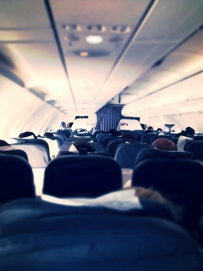 interior, avion, fila, filas, asiento, asientos, transporte, viajar, viaje, 