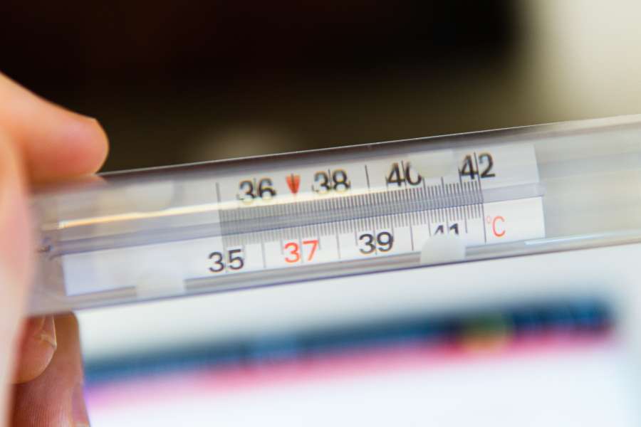 termómetro, temperatura, calor, medición, grado, celsius, vidrio, macro, medida, escala, objeto, instrumento, blanco, equipo
