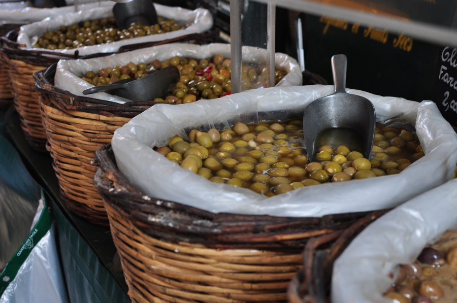 Aceituna, aceitunas, comidas, vista de frente, almacen, fruto, conserva, tonel, comercio, 