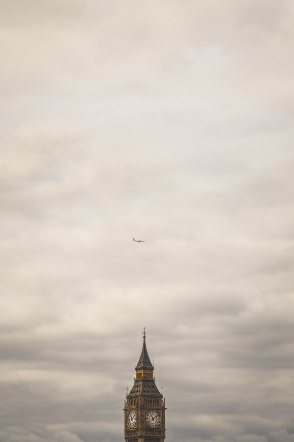 Londres, inglaterra, europa, torre, reloj, big ben, nadie, arquitectura, avion, 
