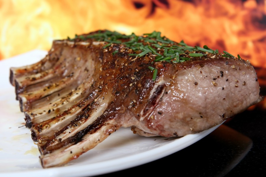 ribs, costillar, costillas, cerdo, carne, comidas, plato, gourmet, hueso, 