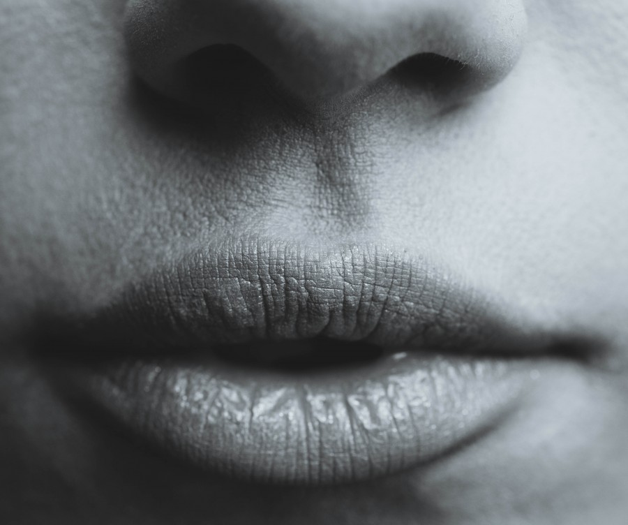 blanco y negro, boca, beso, labios, mujer, piel, rostro, cara, joven, blanco y negro, 