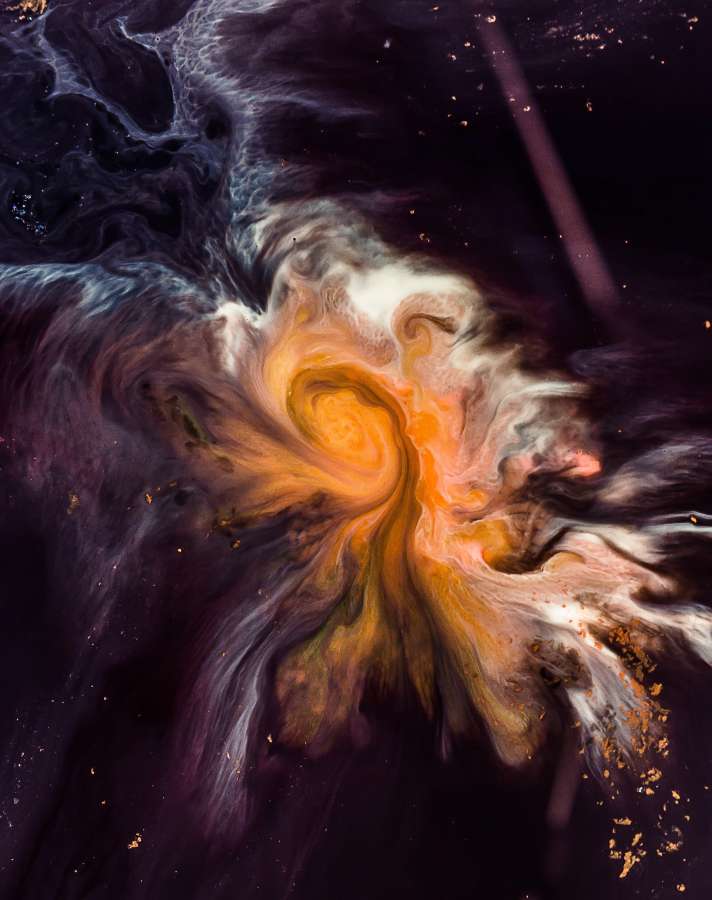 Patrón, Oscuro, Luz, Movimiento, Movimiento, Remolino, Pintura, Abstracto, Creativo, Asteroide, Estrella, Experimento