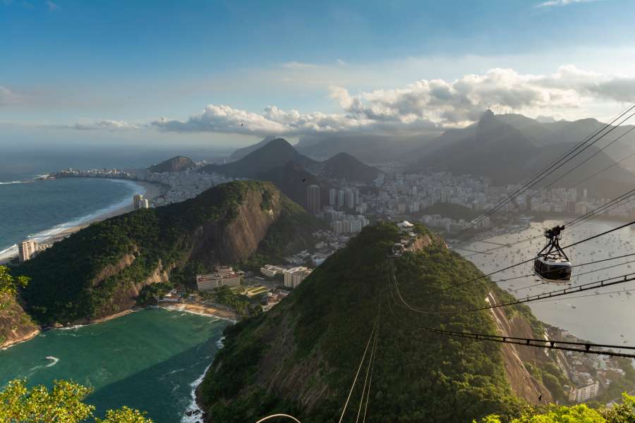 Pan de Azucar, Montaña, Rio de Janeiro, Brasil, Paisaje, América Latina, América del Sur, Día,
