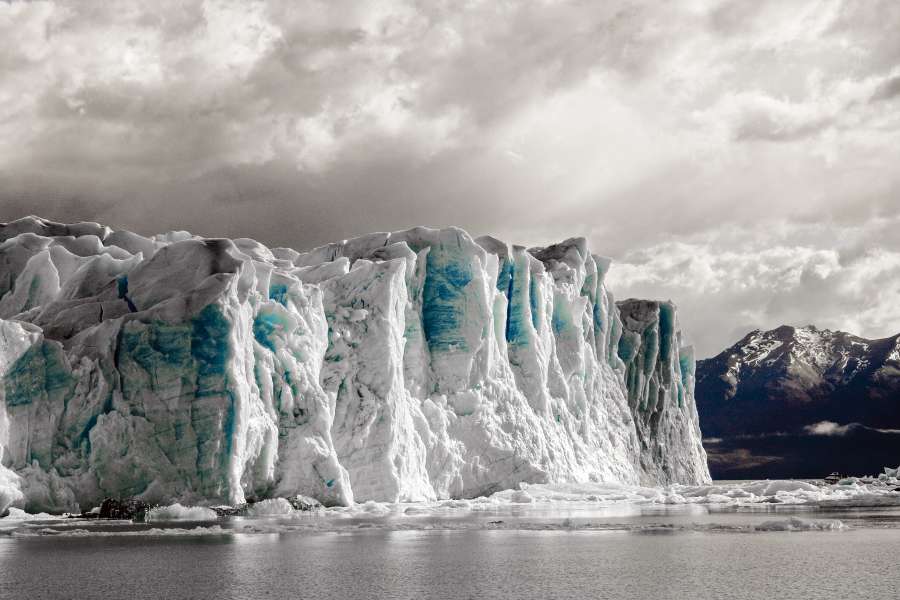 glaciar, naturaleza, paisaje, tormenta, argentina