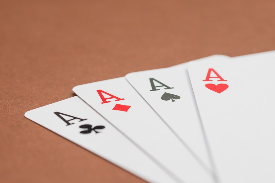 as,ases, cuatro, 4, poker, ganar, juego, carta, cartas, azar, concepto,poker, 