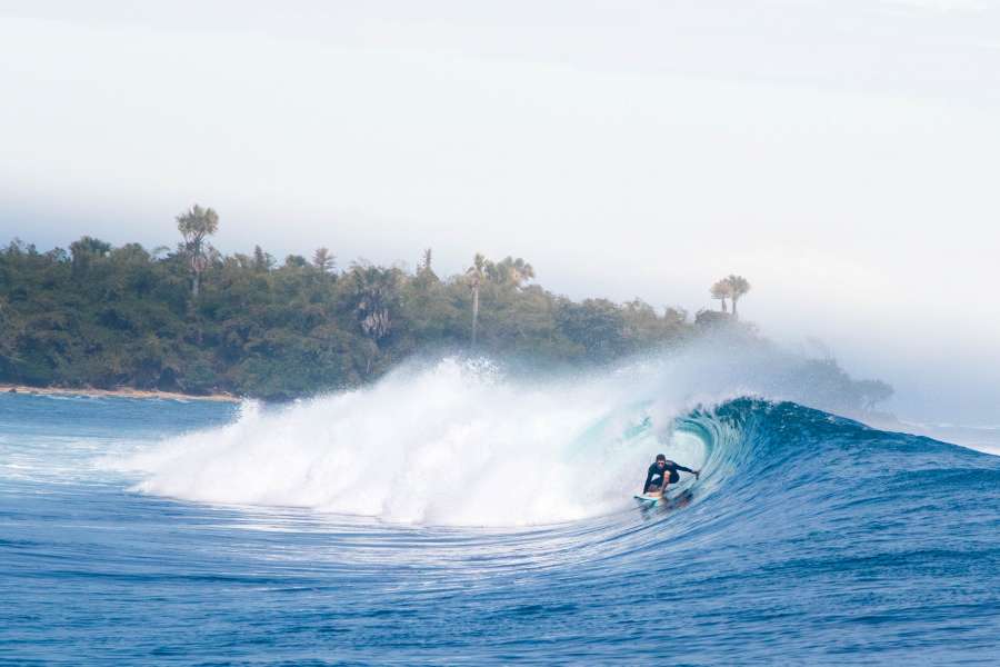 ola, agua, azul, mar, fondo, background, surf, una persona, surfer, tropical, costa, deportes, tunel, 