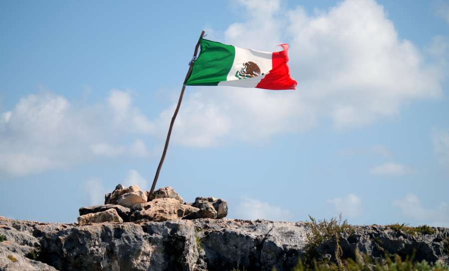 bandera, mexico, mexicano, america, cielo, azul, dia, viendo, detalle, cultura, simbolo, aguila, bandera de mexico, bandera mexicana, conquista, 