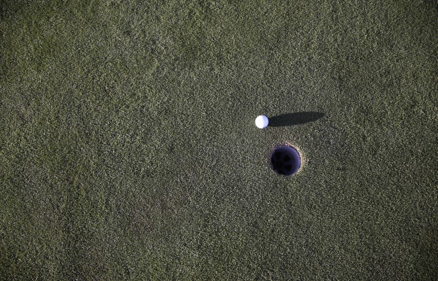golf, deportes, pelota, concepto, 