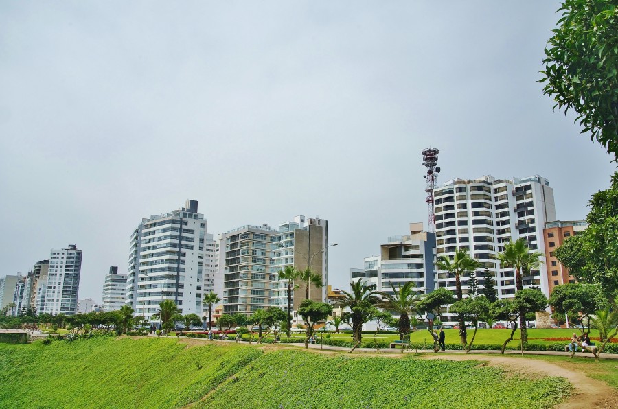 lima, peru, miraflores, malecon, costa, ciudad, america del sur, america, urbano, 
