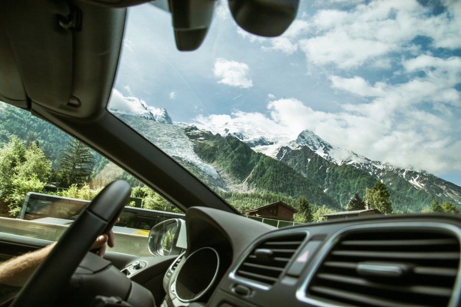 conducir, auto, montaña, paisaje, viaje, vacaciones, punto de vista, interior, carro, vehiculo, manejar, viaje, viajar, 