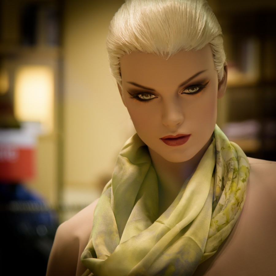 maniqui, mujer, mirada, sensual, moda, exito, plastico, concepto, sexy, joven, rubia, 
