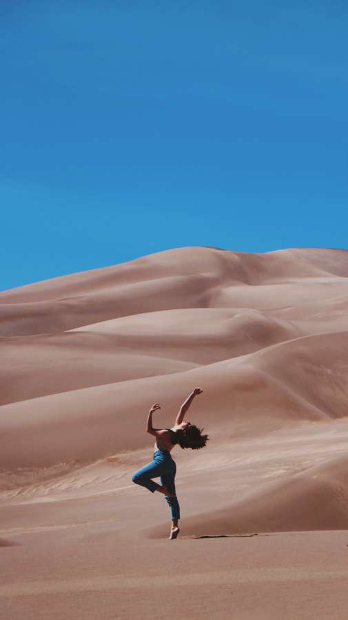 arena, cielo, desierto, azul, naturaleza, paisaje, duna, verano, dunas, viaje, caliente, sol, aventura, blanco, calor,bailando,saltando,danzando