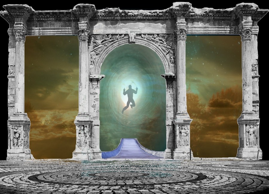 muerte, mas alla, mistico, alma, trascender, final, creencia, humanidad, concepto, reencarnacion, tunel, 