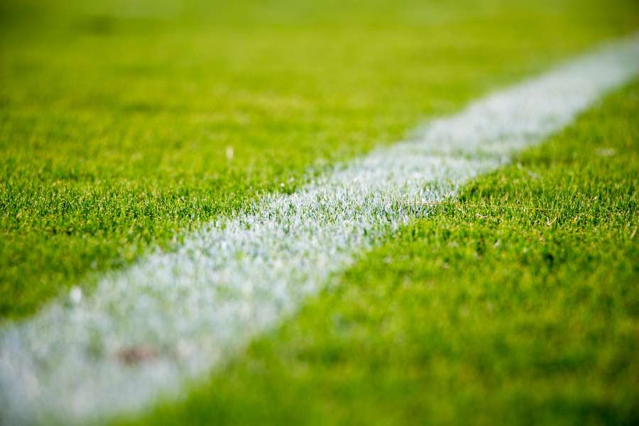 futbol, campo, linea, limite, cesped, verde, deportes, lateral, campo de juego, 