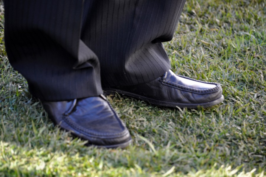 Hombre, Zapatos, Zapato, Exterior, Pasto