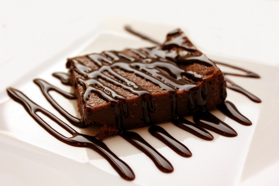 chocolate, postre, dulce, brownie, gourmet, 