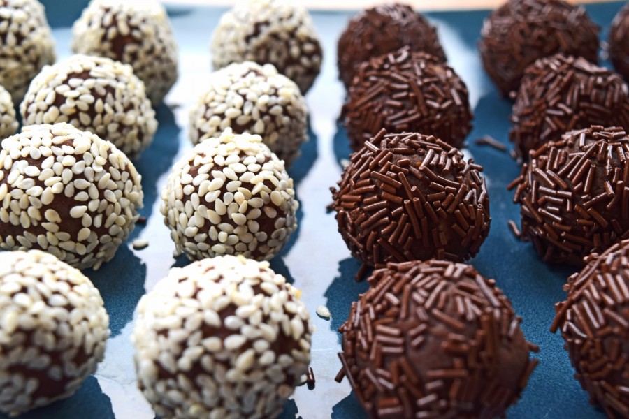 Trufas de chocolate, Trufas, chocolate, postre, comidas, dulce, 