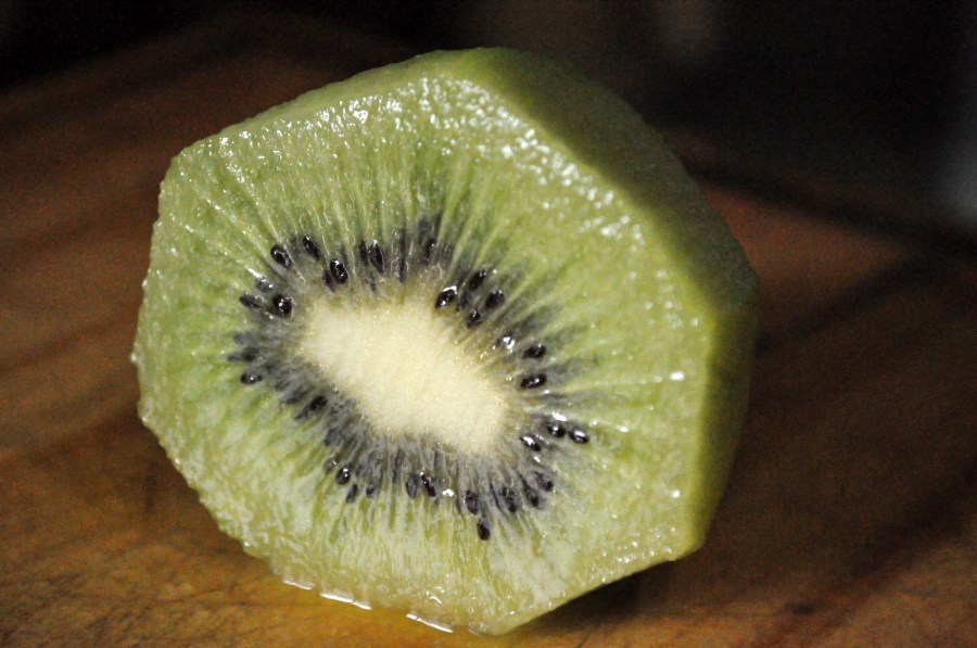 frutas, Verde, Kiwi, Semillas, 
