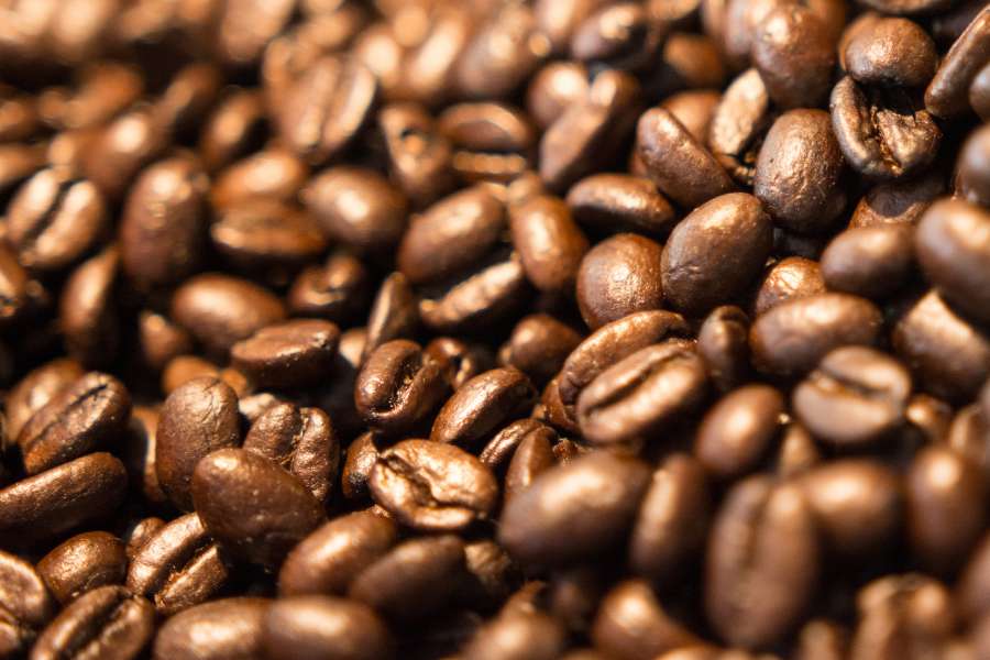 cafe, grano, granos, bebida, tostado, cafeteria, detalle, marron, sabor, desayuno, fondo, 