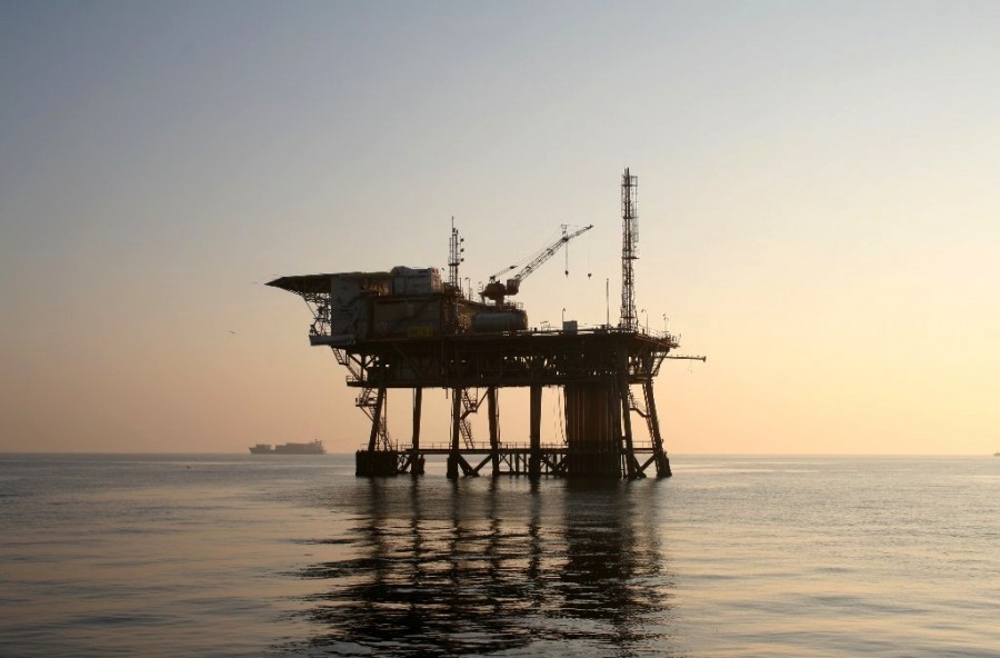 estacion de gas, adriatico, europa, energia, gas, petroleo, extraccion, mar, maritimo, maritima, plataforma, estacion, atardecer, produccion, industria, energia, 