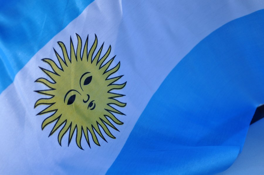 Bandera, Argentina, Celeste y Blanca, Sol