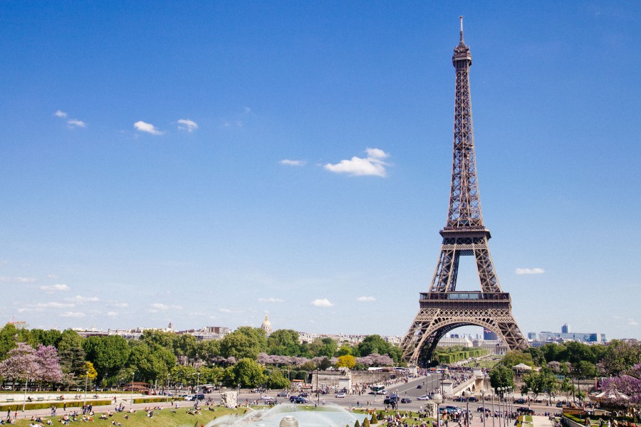 francia, europa, torre, eiffel, torre eiffel, monumento, ciudad, dia, 