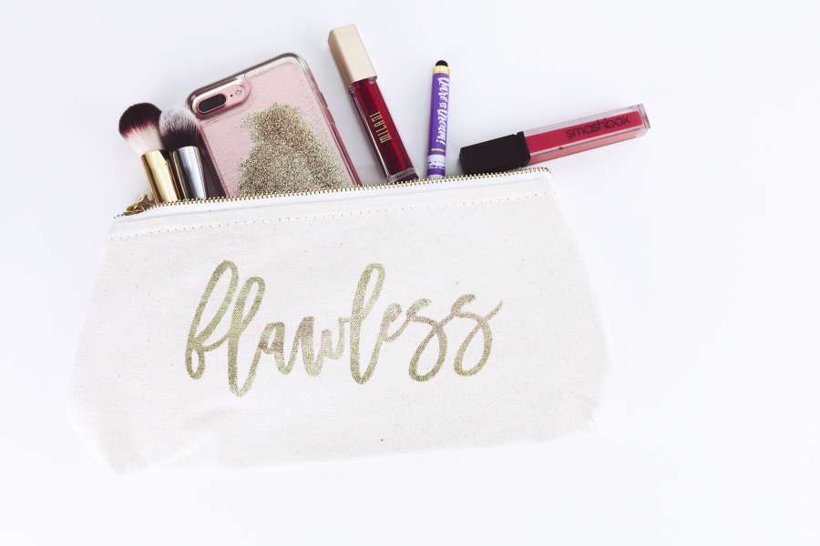 Bolso, Bolso, Mujer, Bolígrafo, Lápiz labial, Mujer, Embrague, Belleza, Kit, Colección, Teléfono, Sin defectos