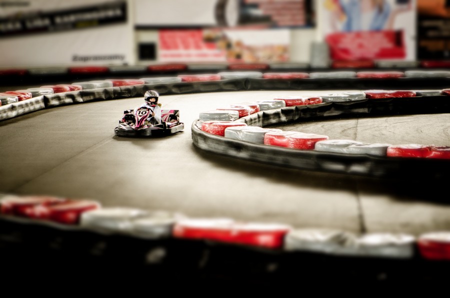 karting, carrer, miniatura, pista, auto, velocidad, deportes, 