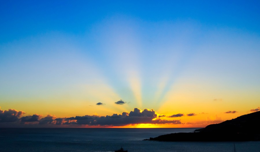 atardecer, amarillo, fondo, background, sol, mar, costa, 